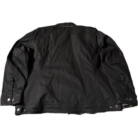 Harley Davidson Jacket 3XL Chisel Denim Trucker Riding Black Men's 98118-23VM/ - Picture 3 of 9